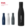 Bidón acero inox 750 ml. tacto goma-50 un.